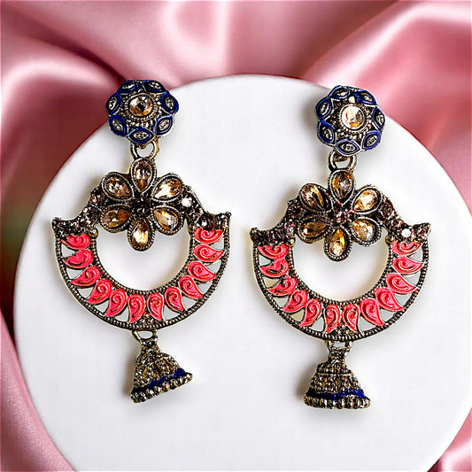 Traditional Chaandbaali Jhumki Earrings