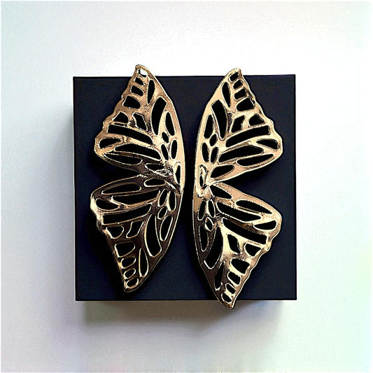 Butterfly Wings Gold Earrings antitarnish casuals Ear Rings Earrings office party Trincket Jewellry Jewelry Jewellery