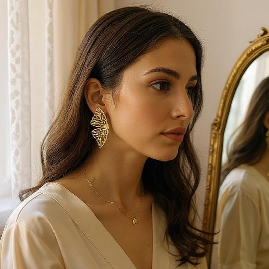 Butterfly Wings Earrings antitarnish casuals Ear Rings Earrings office party Trincket Jewellry Jewelry Jewellery