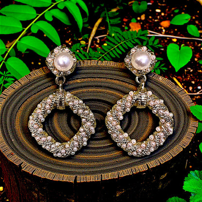 Golden Bead Earrings