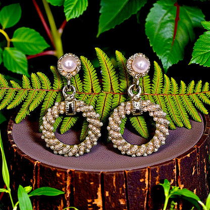 Golden Bead Earrings