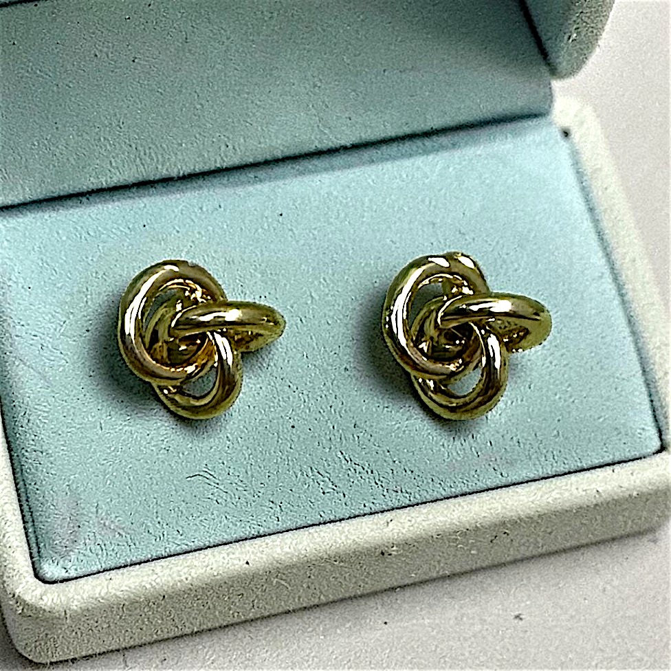 Knotted Earrings Gold Earrings antitarnish casuals Ear Rings Earrings office Trincket Jewellry Jewelry Jewellery