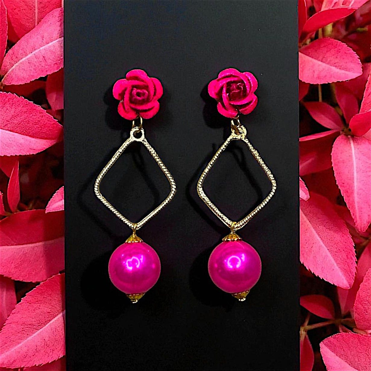 Rose Danglers: Perfect Casual Chic Accessory