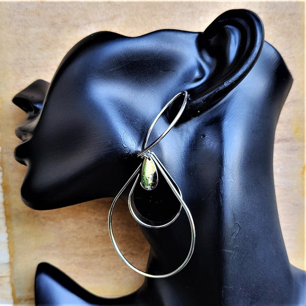 Silver Drop Earrings Jewelry Ear Rings Earrings Trincket