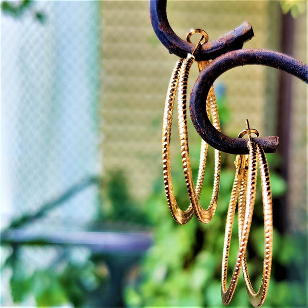 Golden Hoops Jewelry Ear Rings Earrings Trincket