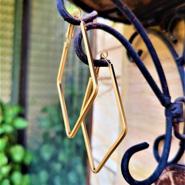 Golden Hoops Single Diamond Jewelry Ear Rings Earrings Trincket