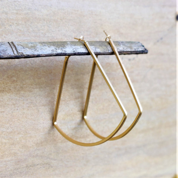 Golden Hoops Bell Jewelry Ear Rings Earrings Trincket