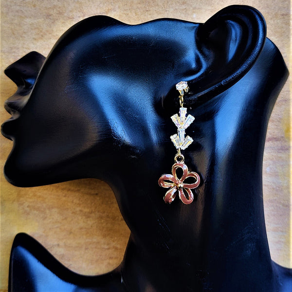 Flower Pattern Earrings Jewelry Ear Rings Earrings Trincket