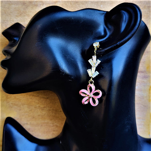 Flower Pattern Earrings Jewelry Ear Rings Earrings Trincket