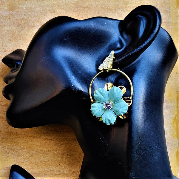 Velvet Flower Earrings Jewelry Ear Rings Earrings Trincket