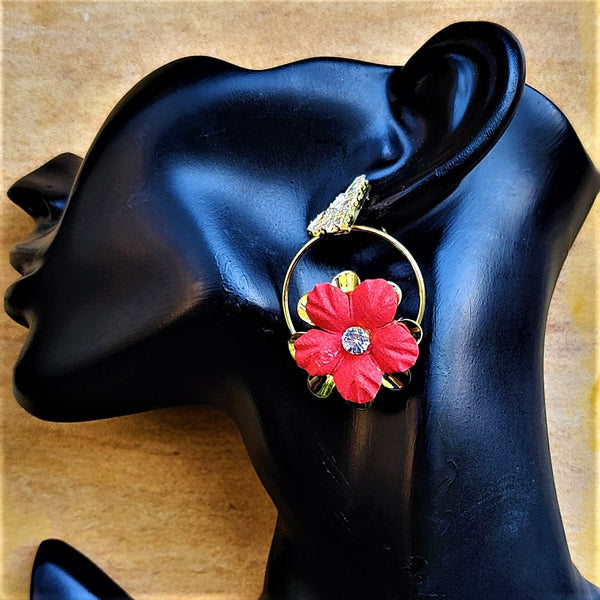 Velvet Flower Earrings Jewelry Ear Rings Earrings Trincket