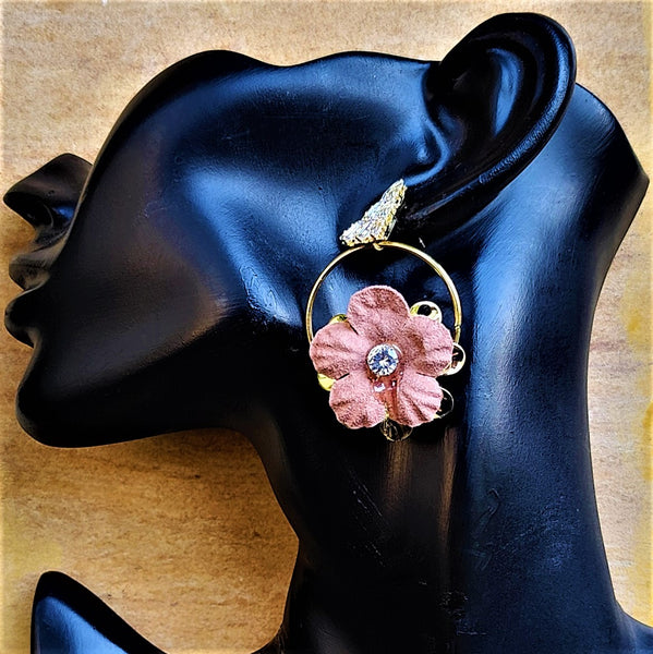 Velvet Flower Earrings Jewelry Ear Rings Earrings Trincket