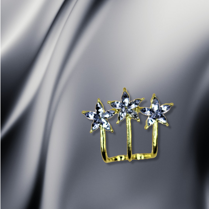 Trio Star Tops Earrings casuals Ear Rings Earrings office party Trincket Jewellry Jewelry Jewellery
