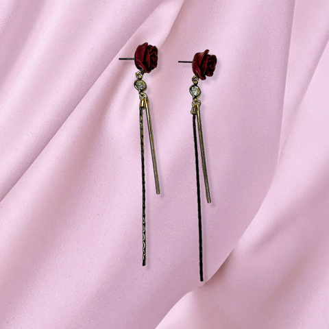 Rose & Thread Earrings Jewelry Ear Rings Earrings Trincket
