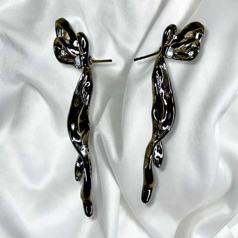 Silver Random Design Earrings Jewelry Ear Rings Earrings Trincket