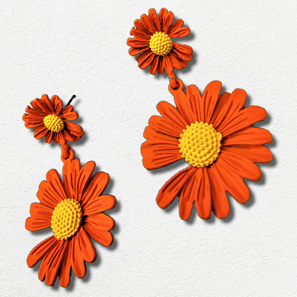 Sunflower Earrings Jewelry Ear Rings Earrings Trincket