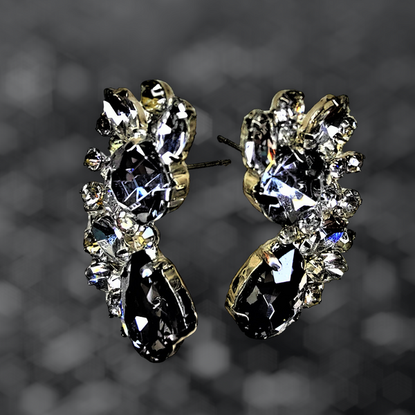 Black Angel Wings Jewelry Ear Rings Earrings Trincket