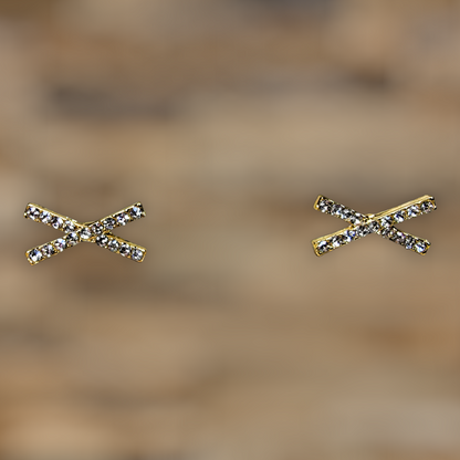 Alphabet X Earring Earrings Ear Rings Earrings Trincket Jewellry Jewelry Jewellery