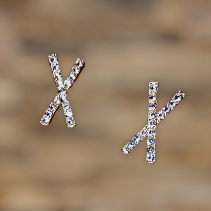 Alphabet X Earring Earrings Ear Rings Earrings Trincket Jewellry Jewelry Jewellery