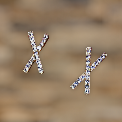 Alphabet X Earring Jewelry Ear Rings Earrings Trincket