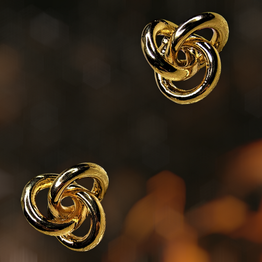 Knotted Earrings Earrings antitarnish casuals Ear Rings Earrings office Trincket Jewellry Jewelry Jewellery