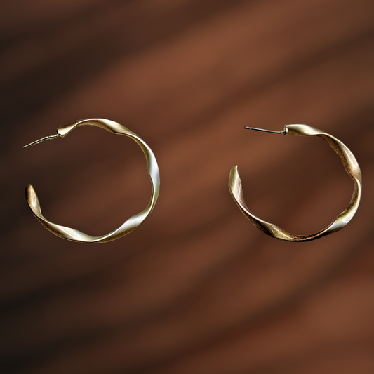 Shaded Hoops Peach Earrings casuals Ear Rings Earrings ethnic office party Trincket Jewellry Jewelry Jewellery
