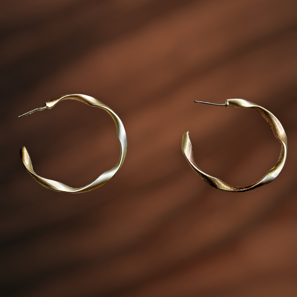 Shaded Hoops Jewelry Ear Rings Earrings Trincket