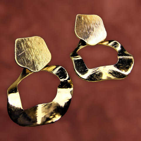Golden Random Style Earrings Jewelry Ear Rings Earrings Trincket