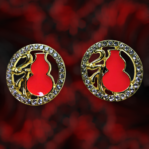 Red Fancy Tops Jewelry Ear Rings Earrings Trincket