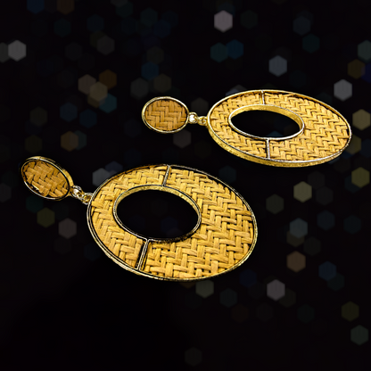 Egg Shaped Earrings Beige Earrings casuals Ear Rings Earrings ethnic office party Trincket Jewellry Jewelry Jewellery