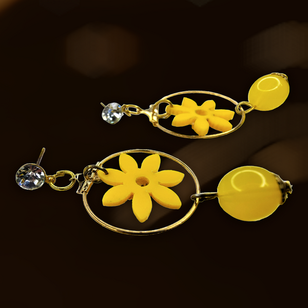 Cute Flower Danglers Jewelry Ear Rings Earrings Trincket