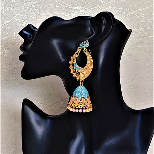 Long length traditional Fancy Jhumki Jewelry Ear Rings Earrings Trincket