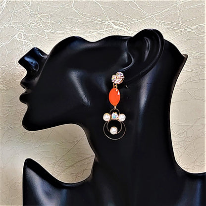 Stone and Beads studded Earrings Earrings Ear Rings Earrings Trincket Jewellry Jewelry Jewellery