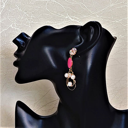 Stone and Beads studded Earrings Earrings Ear Rings Earrings Trincket Jewellry Jewelry Jewellery