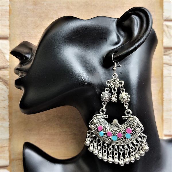 Multicolor half round earrings Jewelry Ear Rings Earrings Trincket