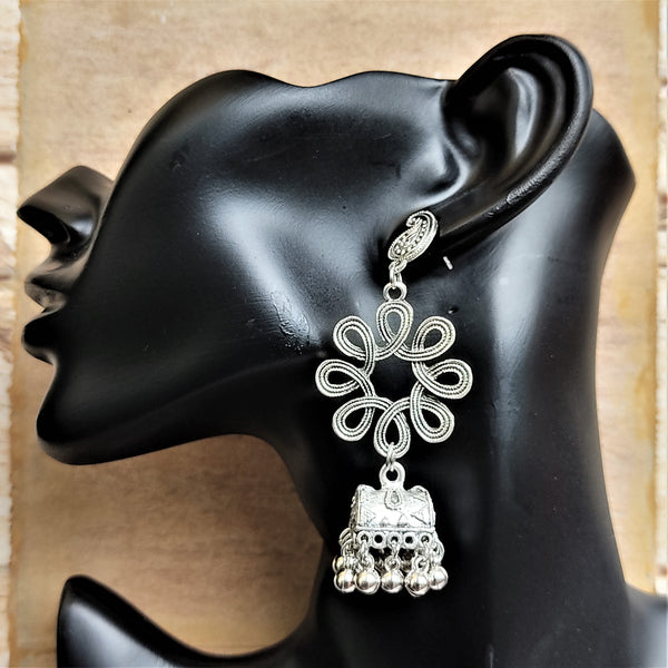 Flower shape Box jhumki Jewelry Ear Rings Earrings Trincket