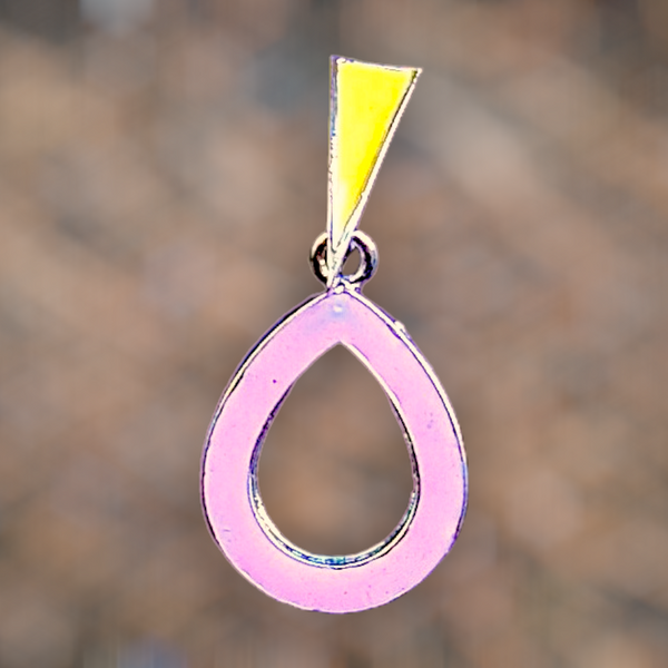 Funky Casual Colorful Earrings Pink Drop Shape Jewelry Ear Rings Earrings Trincket